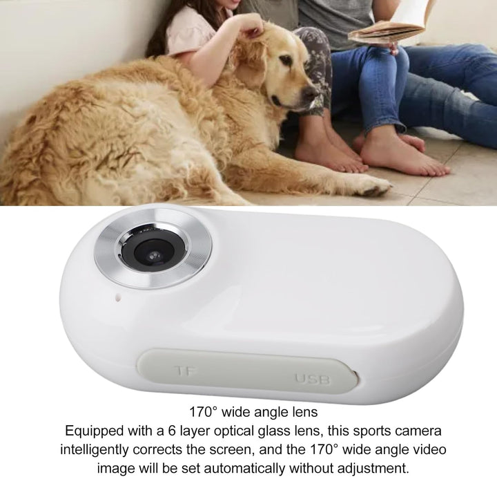 Tosuny 1080P HD Katzenhalsband Kamera, Hunde Tracker Halsband, Mi NI Action Kamera für Video- und Fo