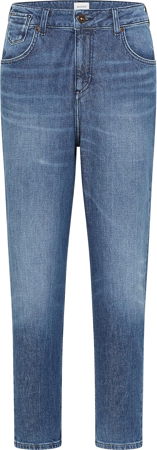 MUSTANG Damen Jeans Hose Charlotte Tapered 29W / 32L Mittelblau 582, 29W / 32L Mittelblau 582