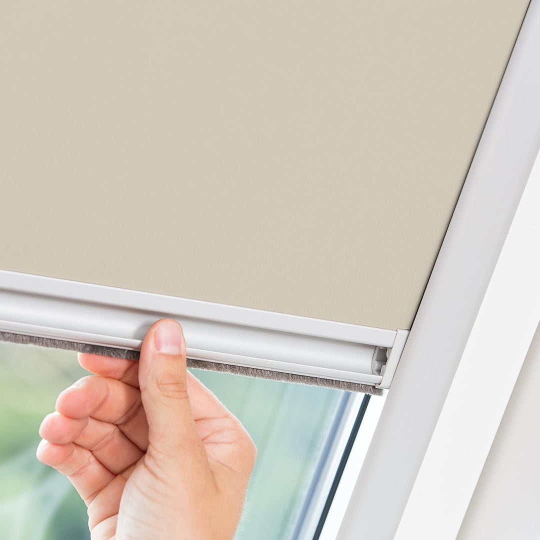 Lichtblick Dachfensterrollo Thermo-Rollo Skylight, Verdunkelung, stufenlose Bedienung, mit Seitensch