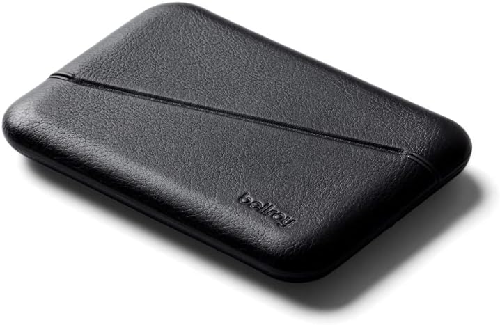 Bellroy Flip Case Second Edition – (Kartenetui, Hardshell-Brieftasche) - Black Schwarz, Schwarz