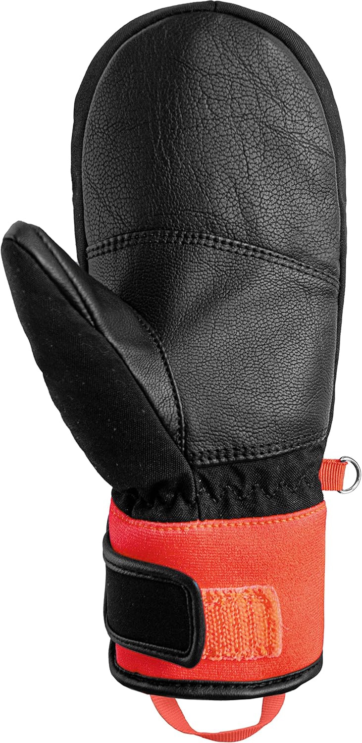 Reusch Kinder Worldcup Warrior Prime R-TEX® XT Handschuhe Skihandschuhe Fingerha 5 schwarz / rot, 5