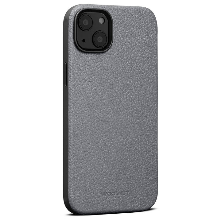 Woolnut Leder Hülle Case für iPhone Plus 14 - Grau iPhone 14 Plus Grau, iPhone 14 Plus Grau
