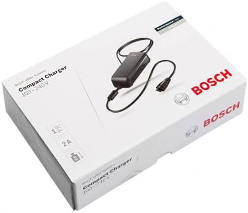 Bosch 2100609 Compact Charger, 2A Ladegerät In Schmuckverpackung mit EU Netzkabel und Bedienungsanle