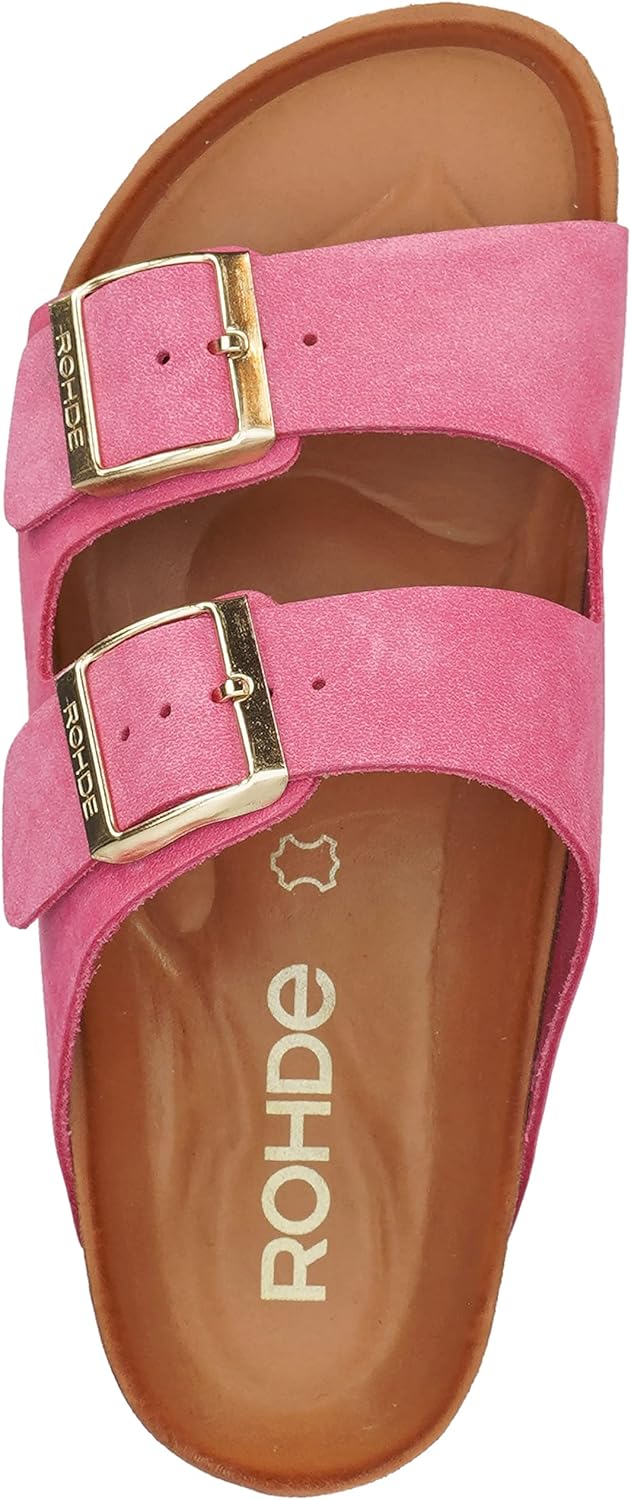 Rohde 5650 Damen Hausschuhe 37 EU Pink 46, 37 EU Pink 46