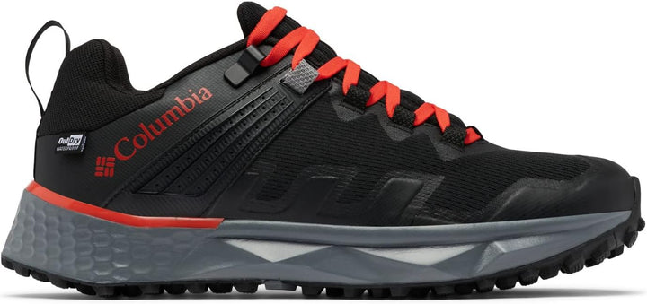 Columbia Herren Facet 75 Outdry Trekking Shoes 40 EU Black Fiery Red, 40 EU Black Fiery Red