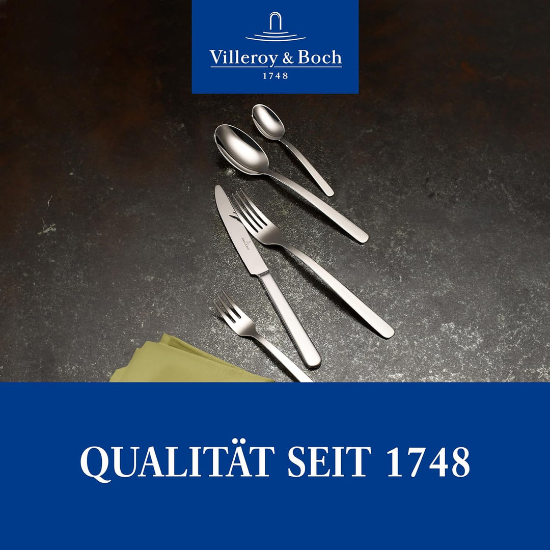 Villeroy & Boch – Louis Tafelbesteck 24 teilig für 6 Personen, spülmaschinenfest, rostfrei, Besteck