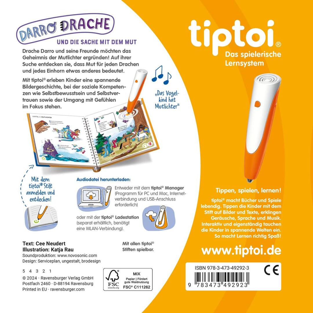 tiptoi® Darro Drache und die Sache mit dem Mut (Bildergeschichten über den Umgang mit Gefühlen), Spi