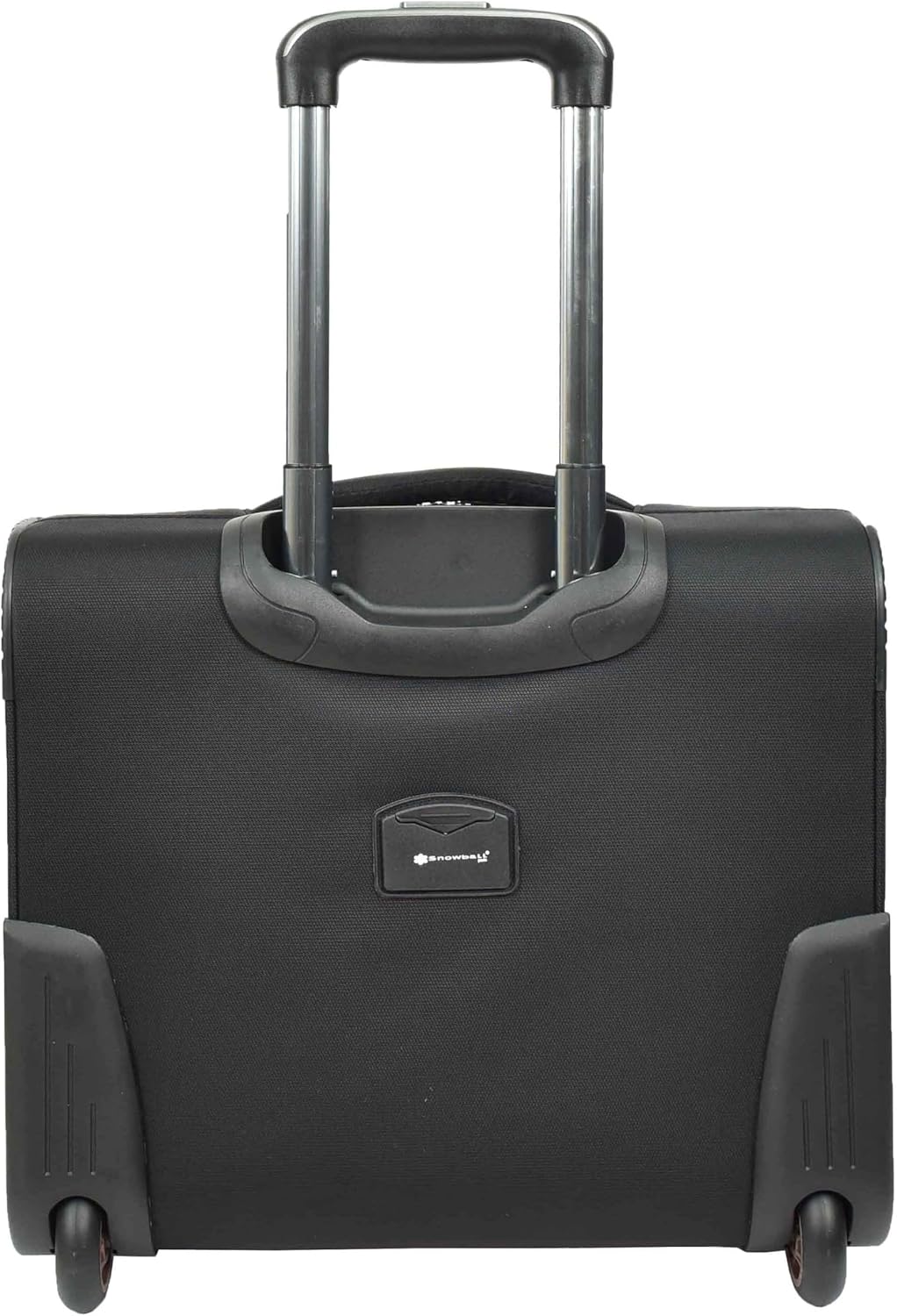 House of Leather Pilotenkoffer Business Organizer Büro Reisetasche 2 Rollen Trolley Kabine Schwarz S