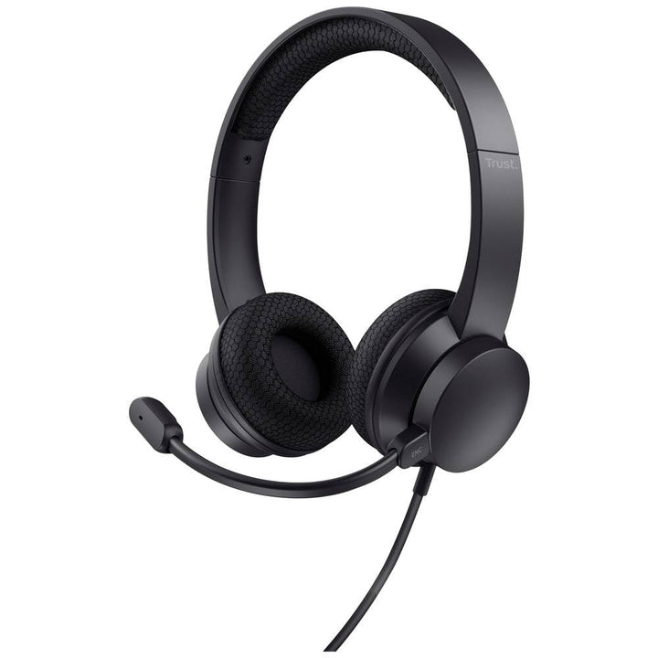 Trust HS-260 Over Ear Headset kabelgebunden Stereo Schwarz Computer
