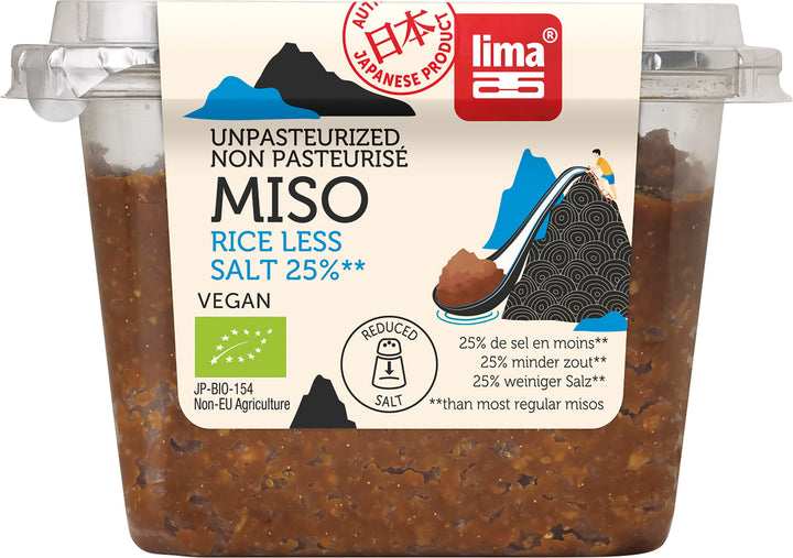 Rice Miso 25% less Salt nicht pasteurisiert 6 x 300 g 1.8 kg (1er Pack), 1.8 kg (1er Pack)