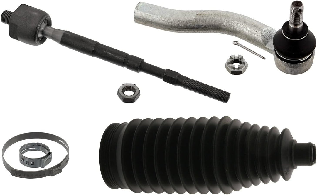 febi bilstein 39591 Spurstange mit Lenkmanschettensatz , 1 Stück Vorderachse rechts, Vorderachse rec