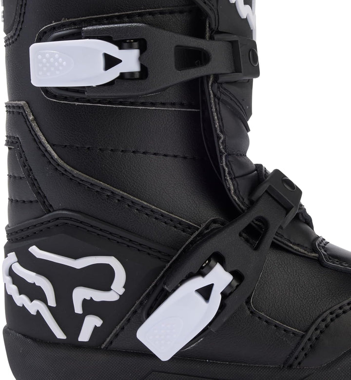 Fox Racing Unisex Kinder Comp Motocross-Stiefel 30 EU Schwarz, 30 EU Schwarz
