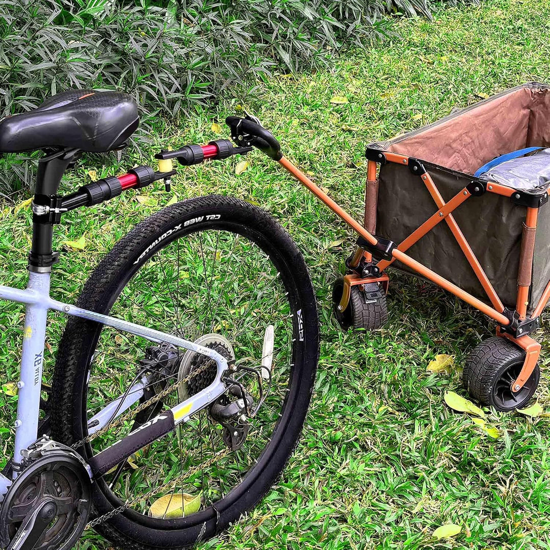 Mimoke Fahrradanhänger Kupplung Aluminium – Adapter Verbinder für Handwagen & Transportanhänger, Sch