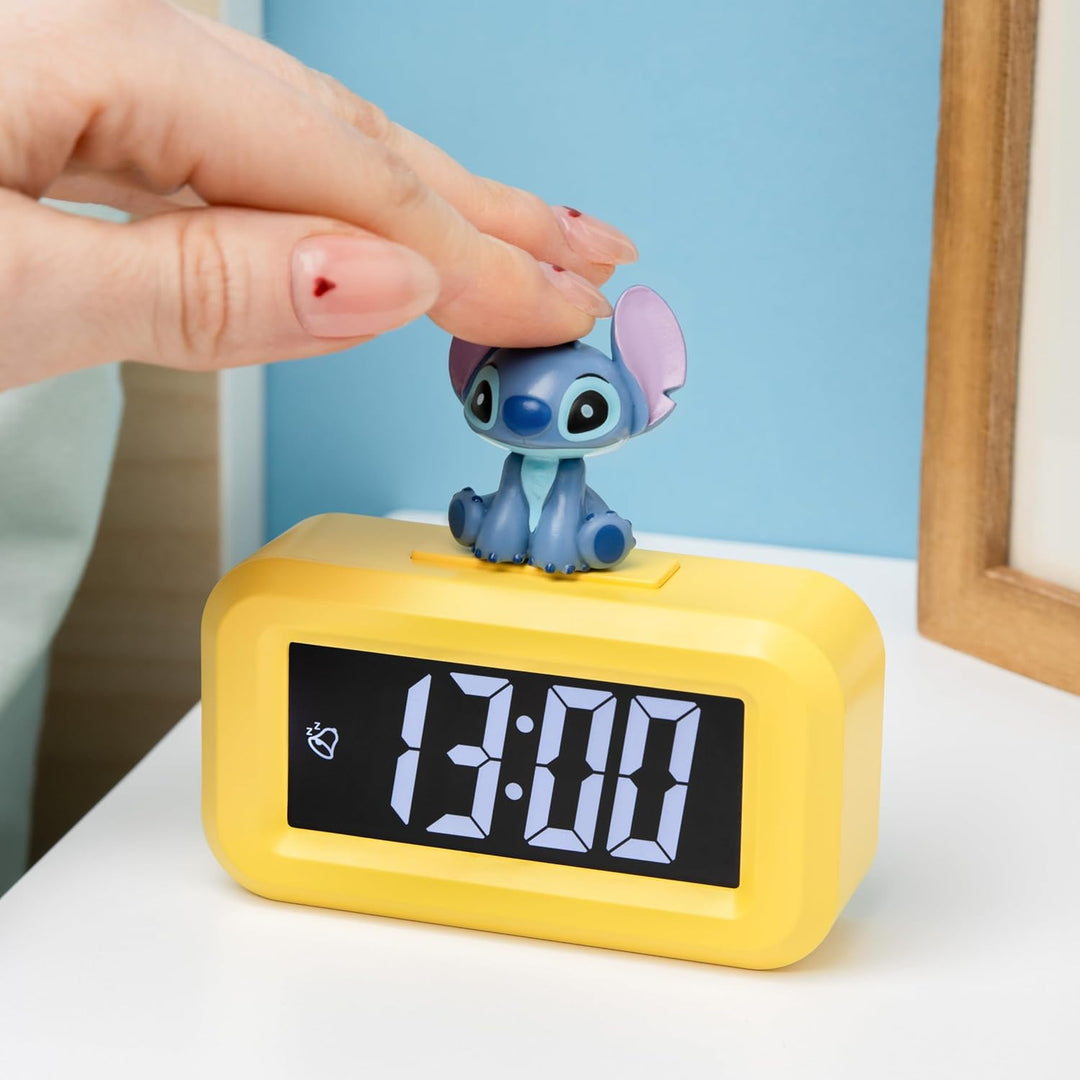 Paladone Disneys Lilo and Stitch Digitaler Mini-Wecker mit Musik, offiziell lizenzierte Schlafzimmer