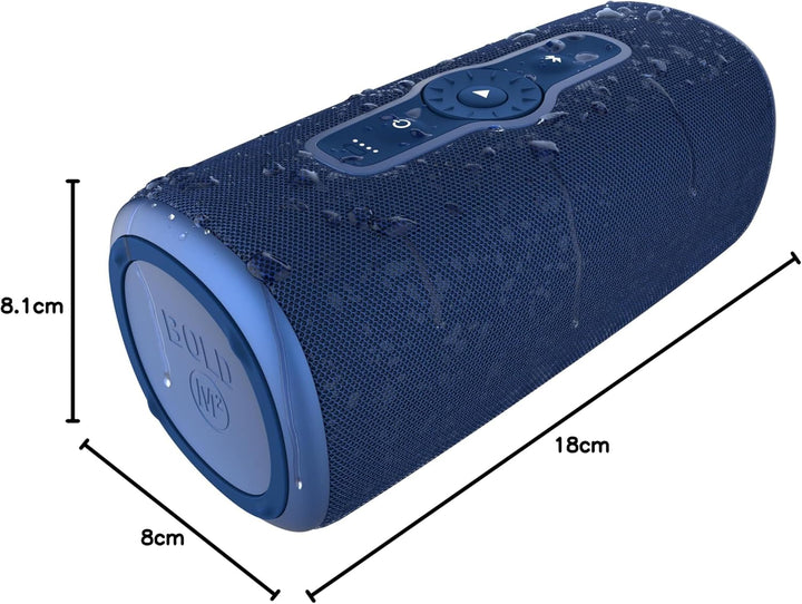 Fresh 'n Rebel Bold M2, Bluetooth Lautsprecher mit 24 Uhr spielzeit, Wasserdichter (IP67) Tragbarer