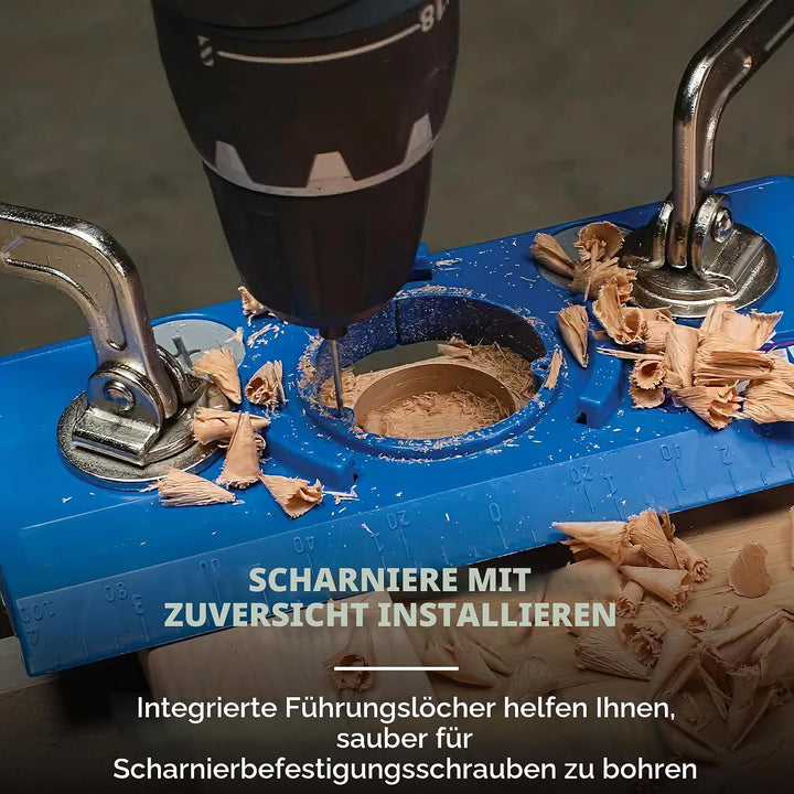 Kreg Tool Company KHI-HINGE Concealed Hinge Jig by Kreg Tool Verdeckte Scharniervorrichtung, Verdeck