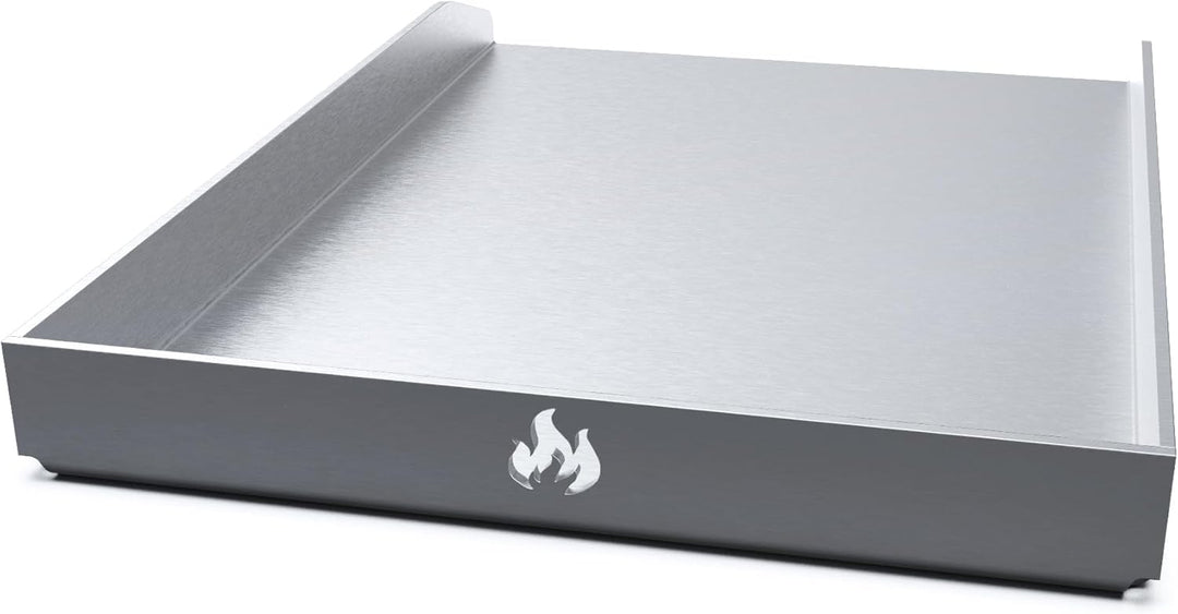 teileplus24 PLA6-G4 Grillplatte Plancha aus V2A Edelstahl kompatibel mit Rösle Videro G4 | Lebensmit