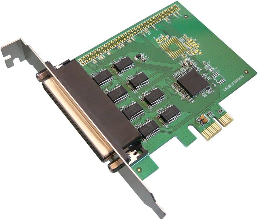 KALEA-INFORMATIQUE PCIe Serielle Controller Karte mit 8 COM Ports RS232 UART mit EXAR Chipsatz XR17V