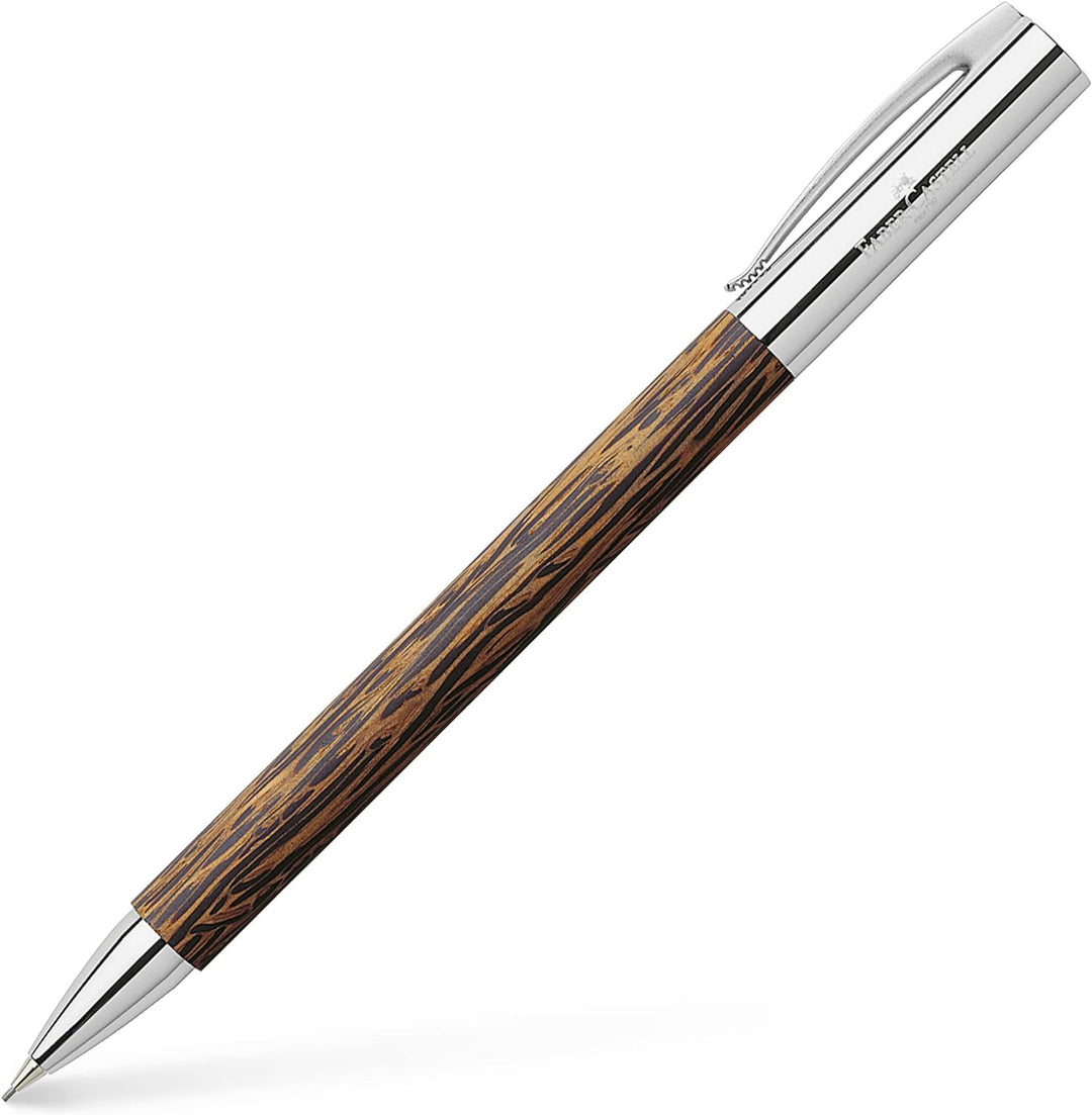 Faber-Castell 138150 - Drehbleistift AMBITION Cocos, Minenstärke: 0,7 mm, inklusive Geschenkverpacku