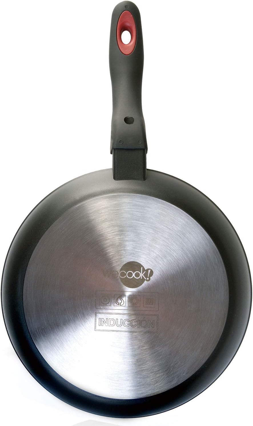 WECOOK! Ecostone Bratpfanne 24 cm, Antihaftbeschichtung XYLAN Plus Ökologisch PFOA-frei, Geschmiedet