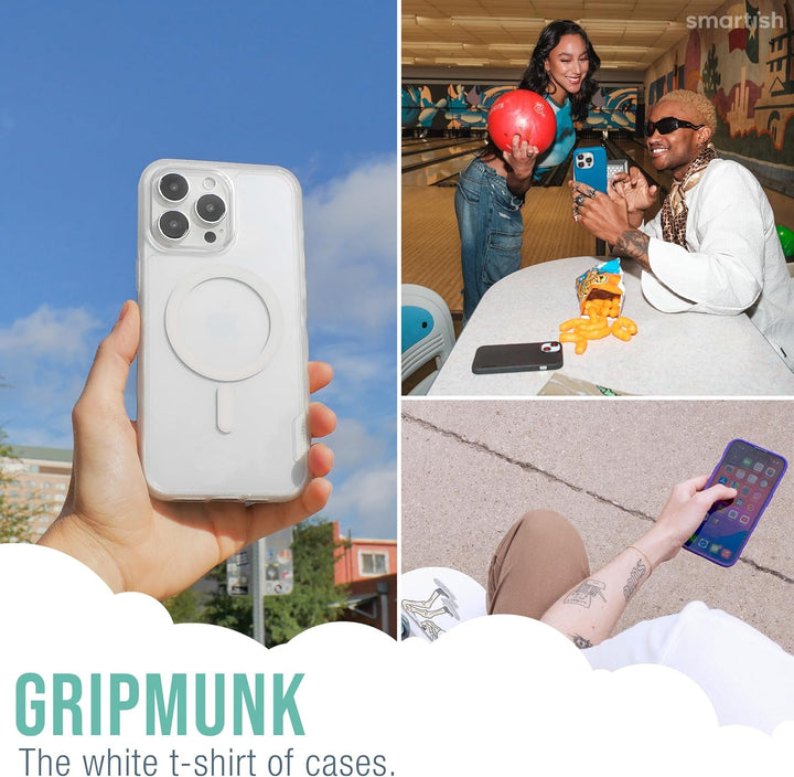 smartish iPhone 15 Pro Max Slim Case – Gripmunk – [leicht + schützend] dünne Griff-Hülle mit Fallsch