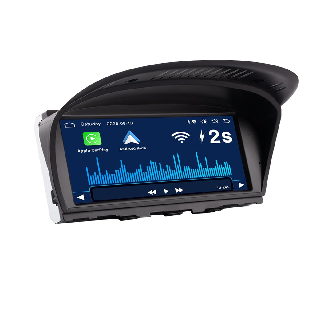 Linux Autoradio mit Blitzstart für BMW 3er/5er E60 E61 E90 E91 E92 (2008-2013) | Wireless CarPlay &