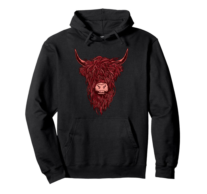Schottisches Hochlandrind Cattle Kühe Pullover Hoodie