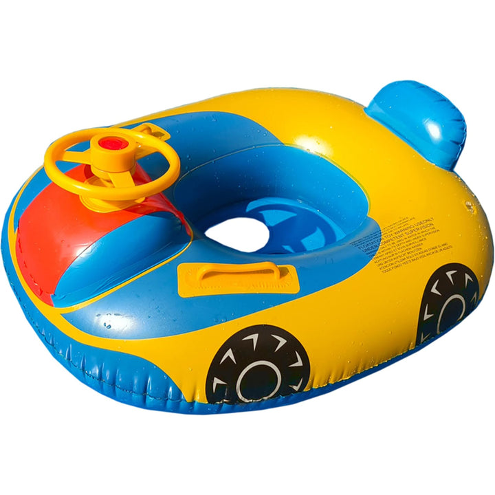 Baby aufblasbarer Pool Float Schwimmen Schwimmboot mit Lenkradhorn für Kinder Kleinkind aufblasbare