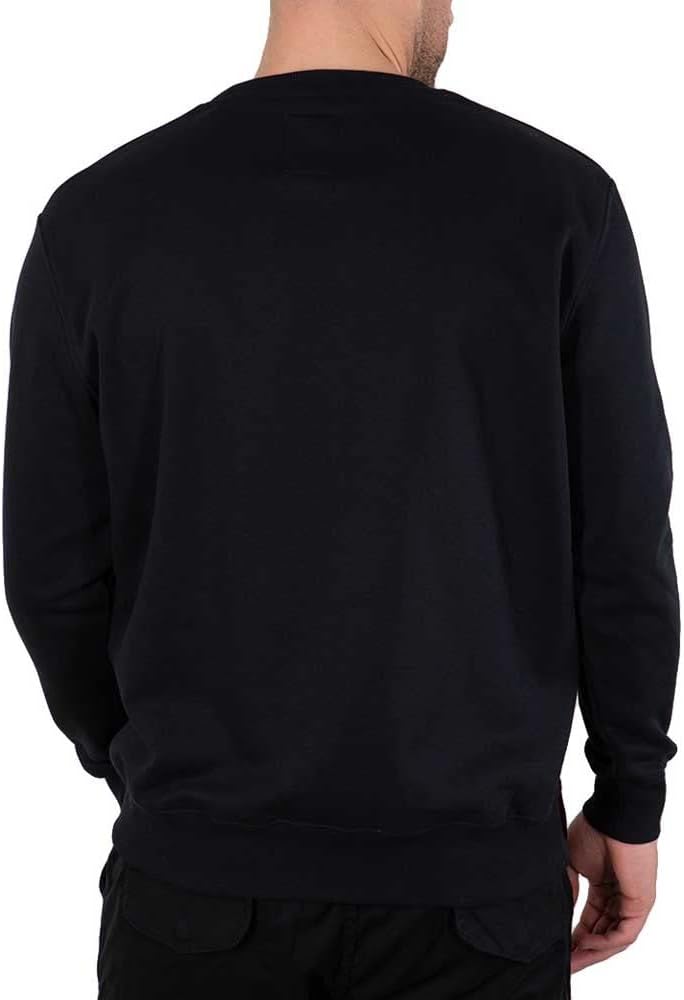 ALPHA INDUSTRIES Herren Basic Sweater Reflective Print Sweatshirt für Herren Sweatshirt (1er Pack) S