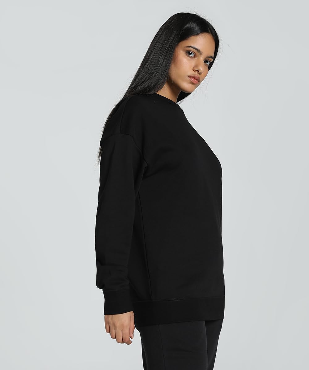 Puma Mädchen ESS Small No. 1 Logo Relaxed Crew Tr Hooded Sweatshirt (1er Pack) S Puma Black, S Puma
