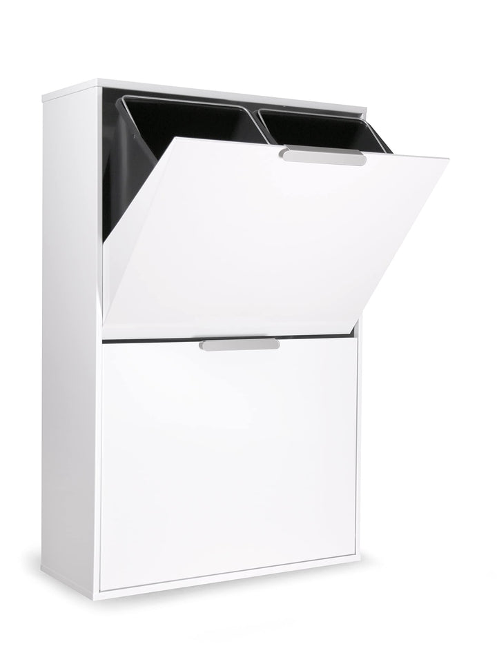 ARREGUI Ecoclas CR601-E Mülltrennsystem aus Stahl | 4 Fächer Mülleimer für die Küche | 4x17L (68L) |