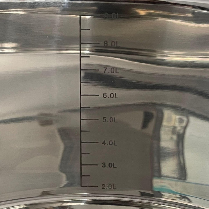 4BIG.fun Kochtopf 8,5 L Edelstahl 24 cm mit Deckel Suppentopf Gulaschkessel Universaltopf Gemüsetopf