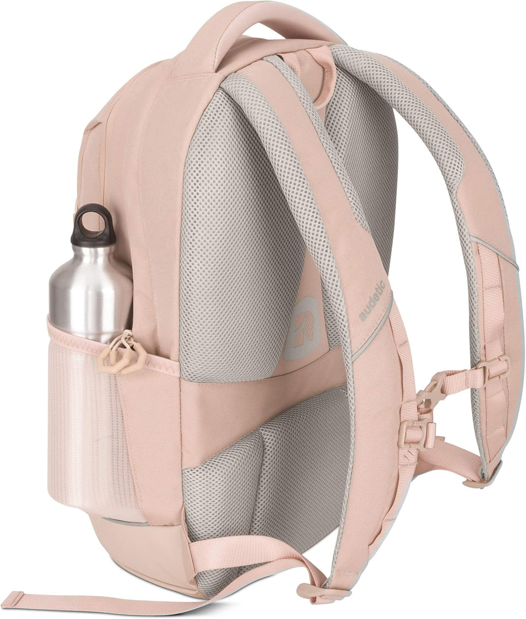 Audetic Schulrucksack Mädchen Teenager Rosa - AERO - Ergonomischer Rucksack mit vielen Fächern für S