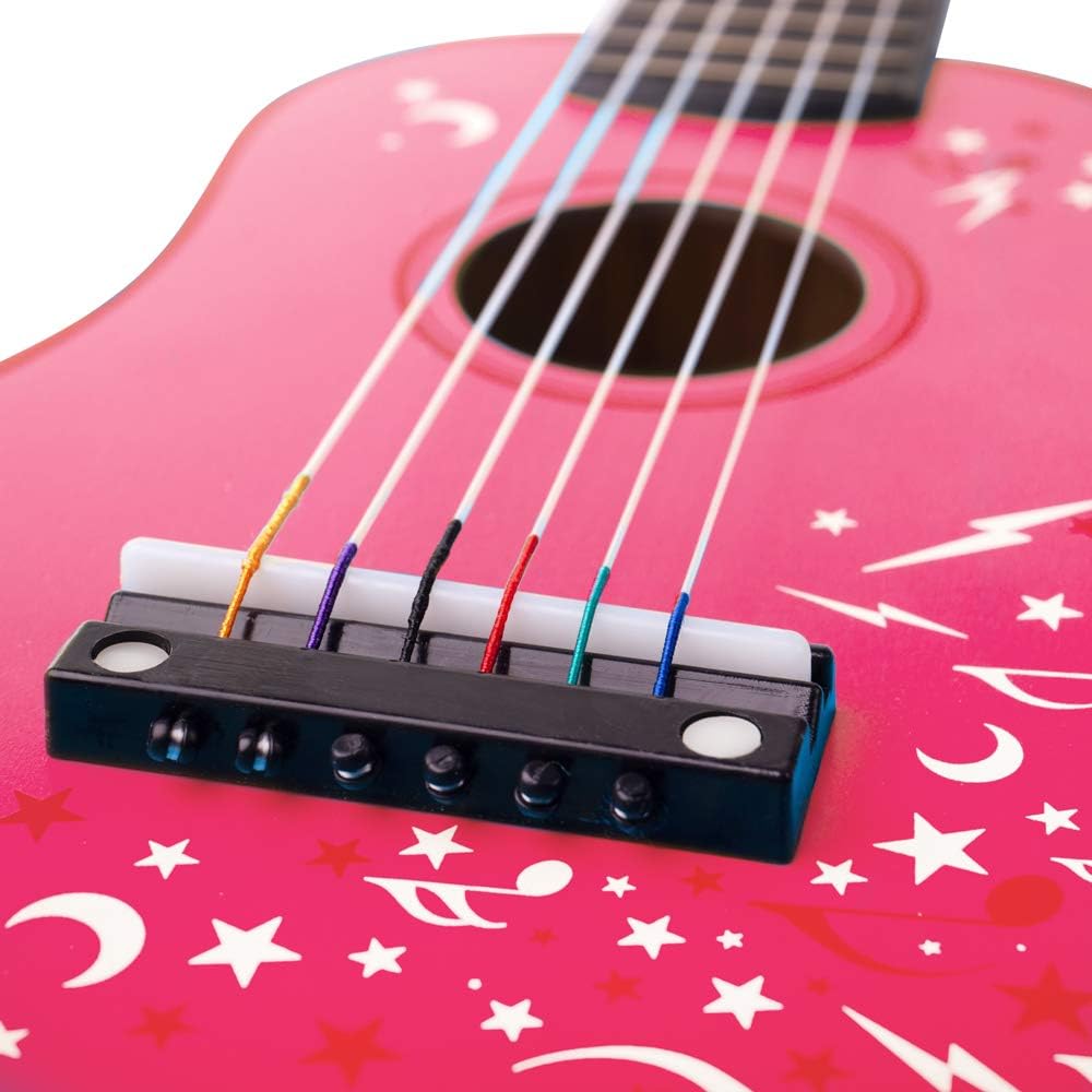 Tidlo T-0057 - Gitarre, Spielwaren, rosa Pink, Pink