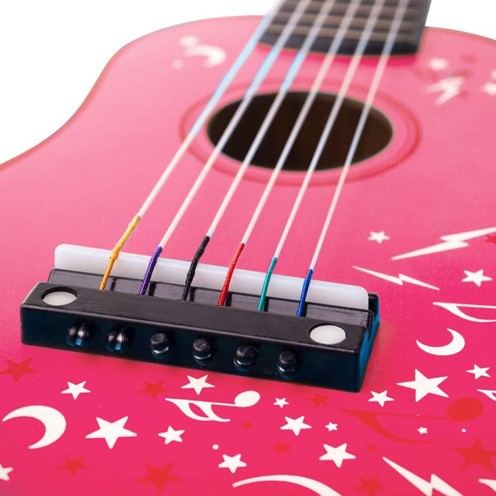 Tidlo T-0057 - Gitarre, Spielwaren, rosa Pink, Pink