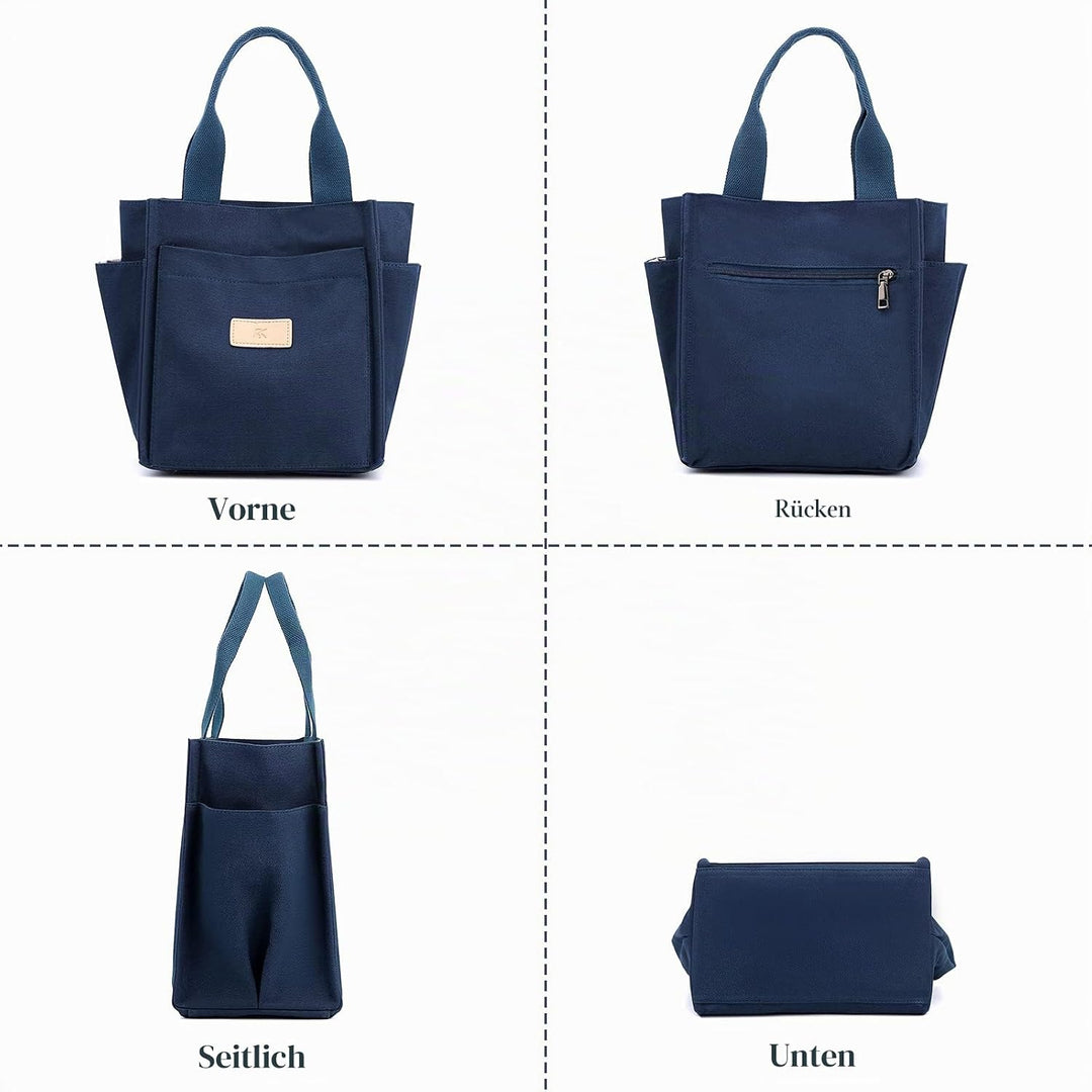 CORIOS Damen Schultertasche Casual Handtasche Canvas Unterarmtasche Henkeltaschen Multifunktionale T