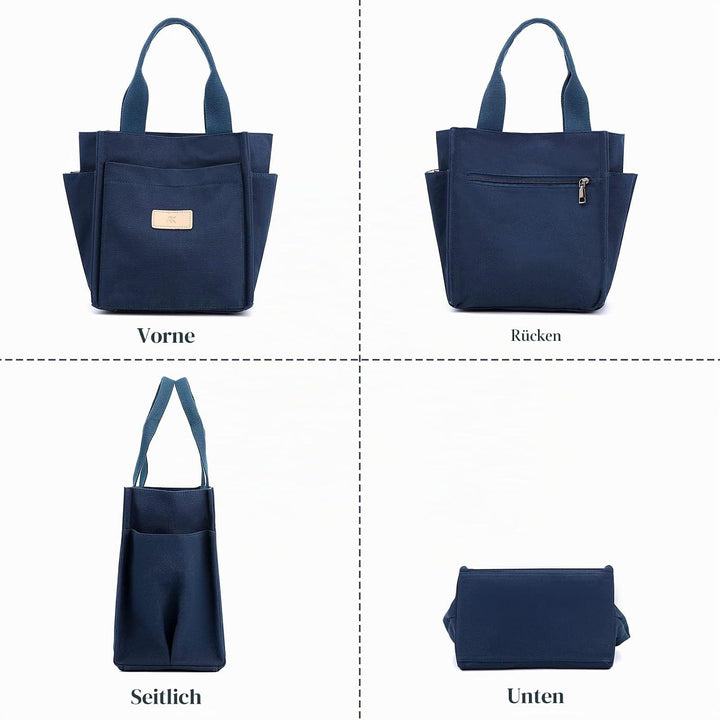 CORIOS Damen Schultertasche Casual Handtasche Canvas Unterarmtasche Henkeltaschen Multifunktionale T