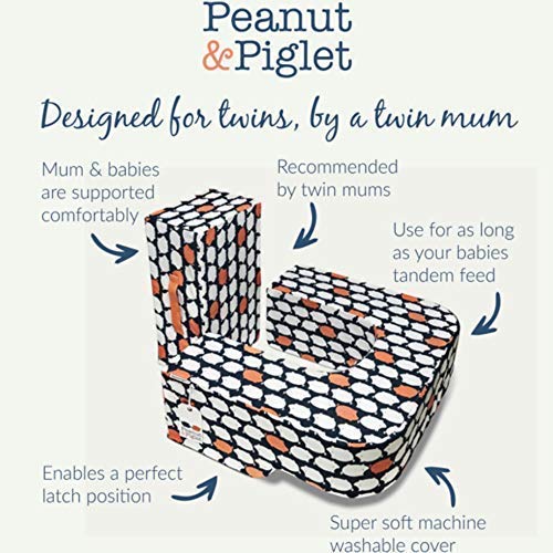 Peanut & Piglet Zwillingsstillkissen – von Einer Mutter mit Zwillingen Designed zum Tandem-Stillen.