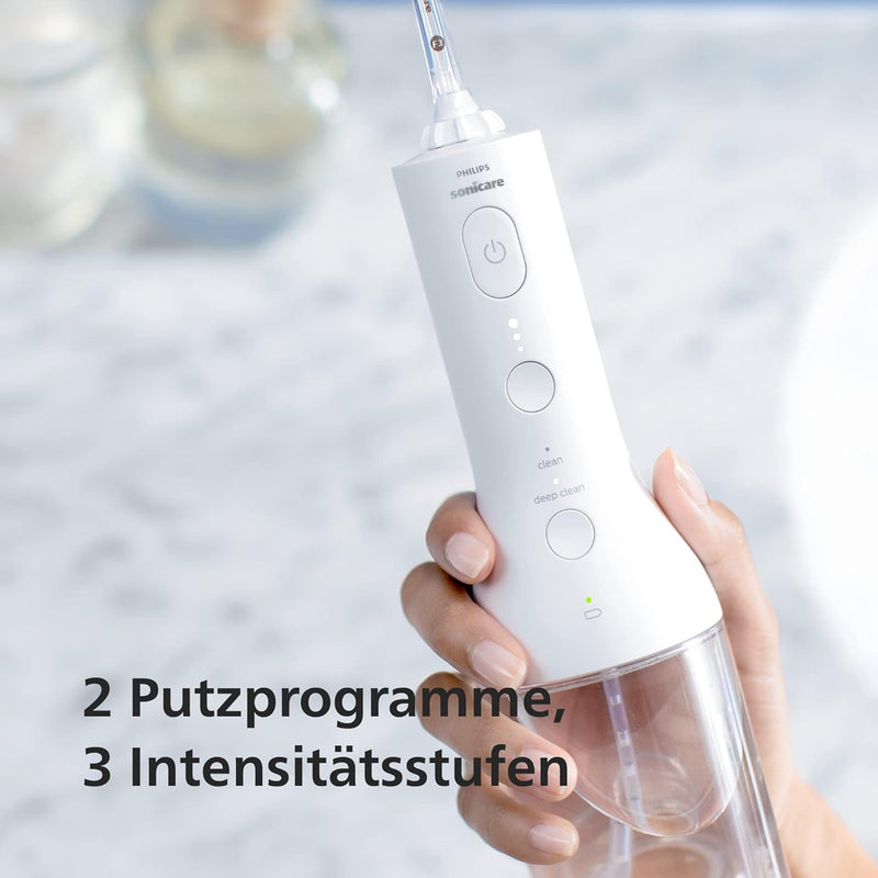 Philips Sonicare kabellose Power Flosser Munddusche und DiamondClean 9000 elektrische Zahnbürste – S