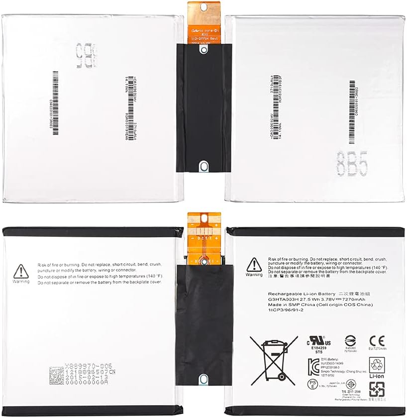 SwarKing Ersatz Akku Kompatibel mit Microsoft Surface 3 1645 G3HTA004H G3HTA007H G3HTA003H