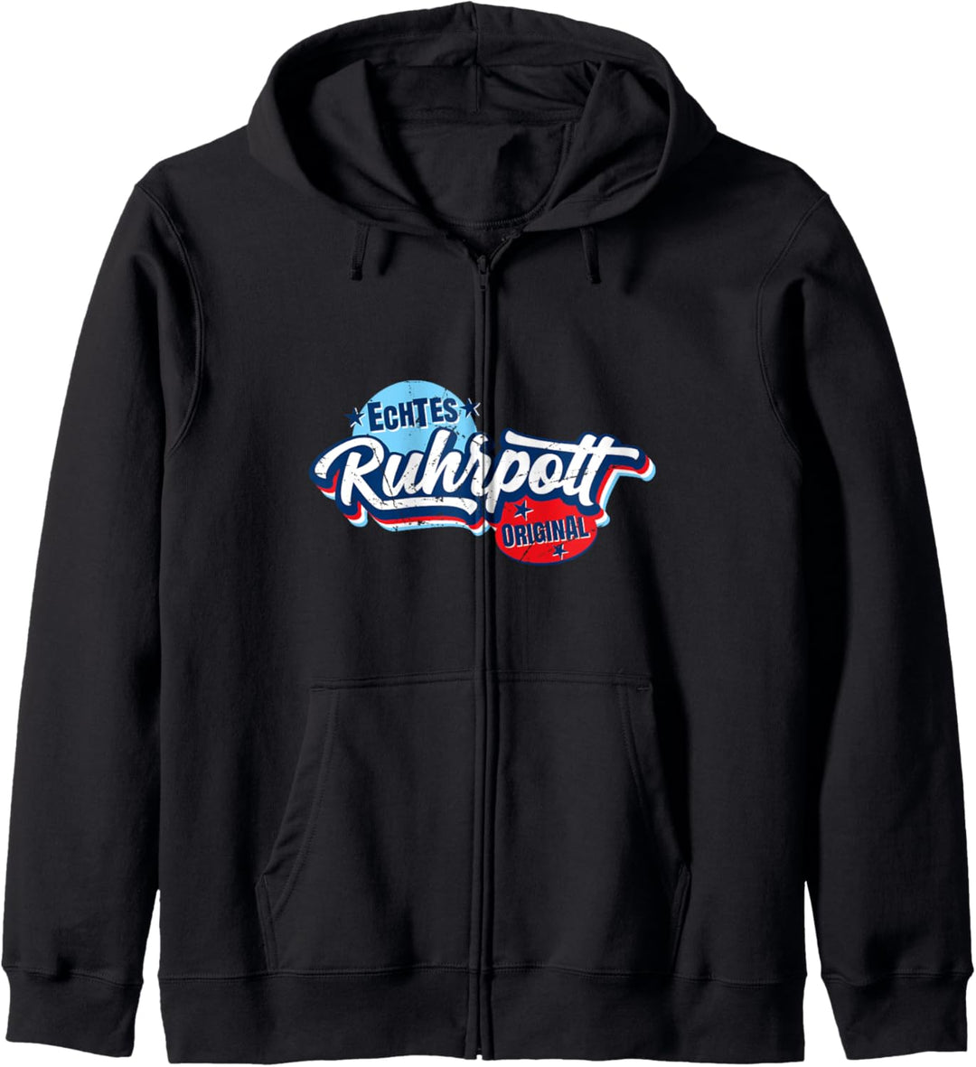 Echtes Ruhrgebiet Original Logo sommerlich cooles Ruhrpott Kapuzenjacke