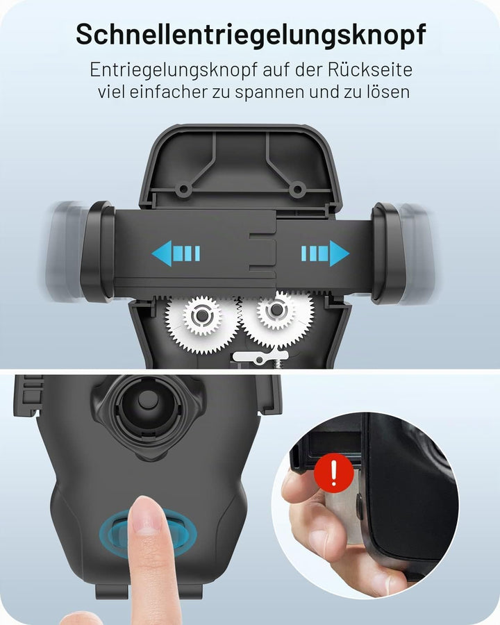APPS2Car Handyhalterung Auto Saugnapf, Universal Kfz Handyhalterung,Smartphone Halterung Schwanenhal