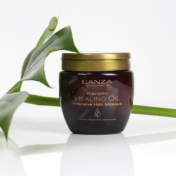 L'anza Healing Keratin Oil Intensiv Hair Masque 210ml [7.1 floz] 210 ml (1er Pack) Haarmaske, 210 ml