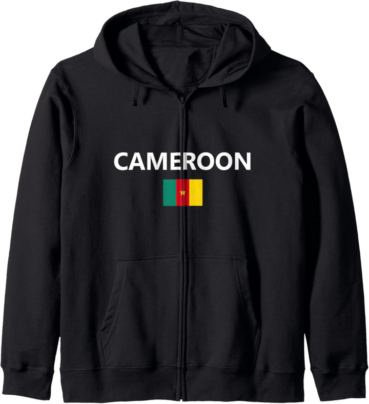 Kamerun Cameroon Flagge Land Flag Country Kapuzenjacke