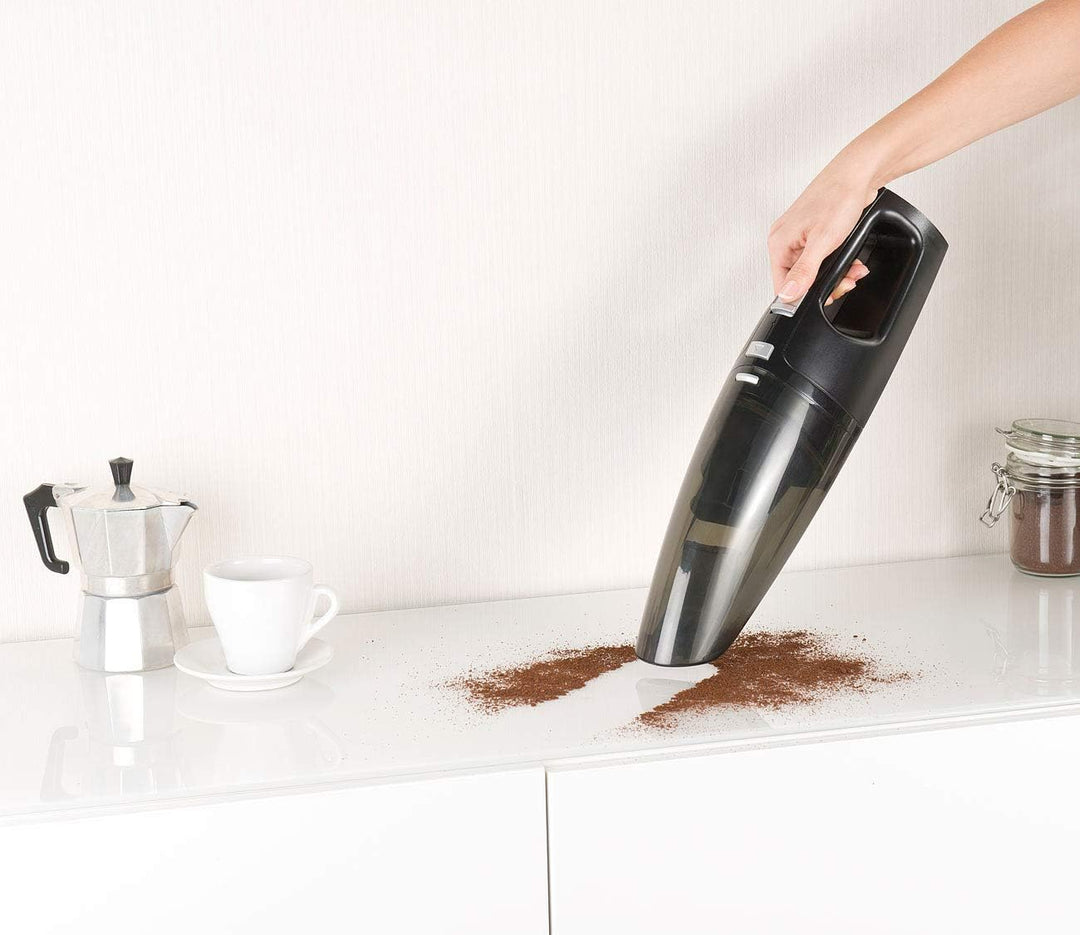 Sichler Haushaltsgeräte Tischstaubsauger: Nass- & Trocken-Handstaubsauger mit Akku, 75 Watt, Wandhal