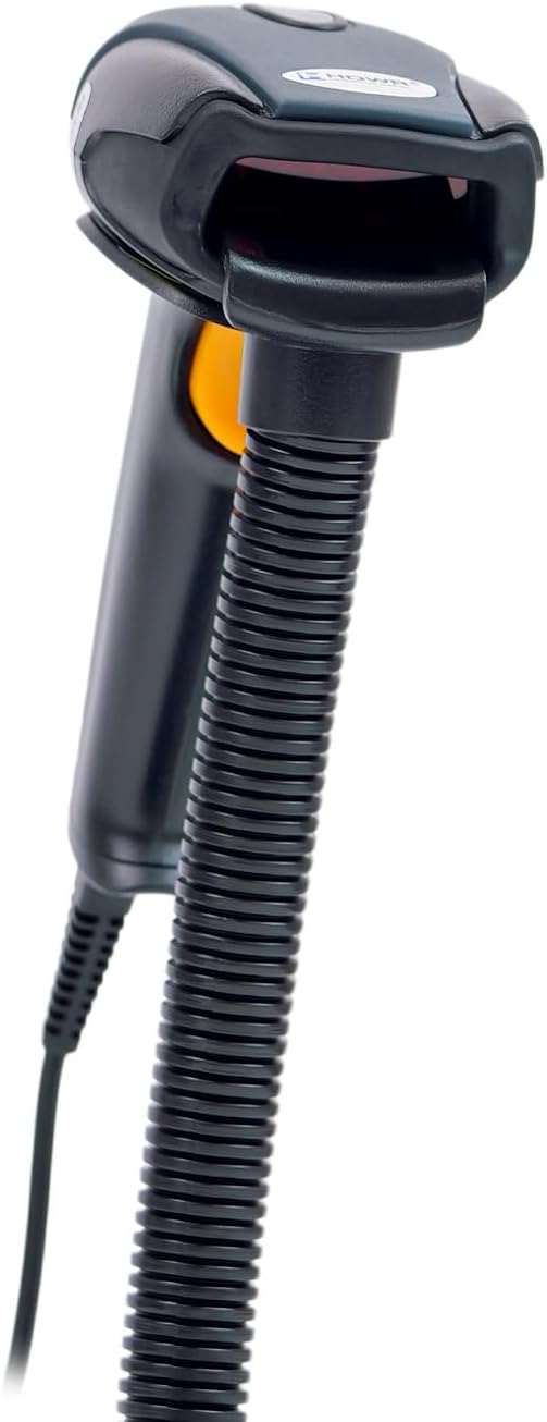 Automatisches Barcode-Lesegerät mit USB, Barcodescanner zum freihändigen Lesen von Strichcode mit ve