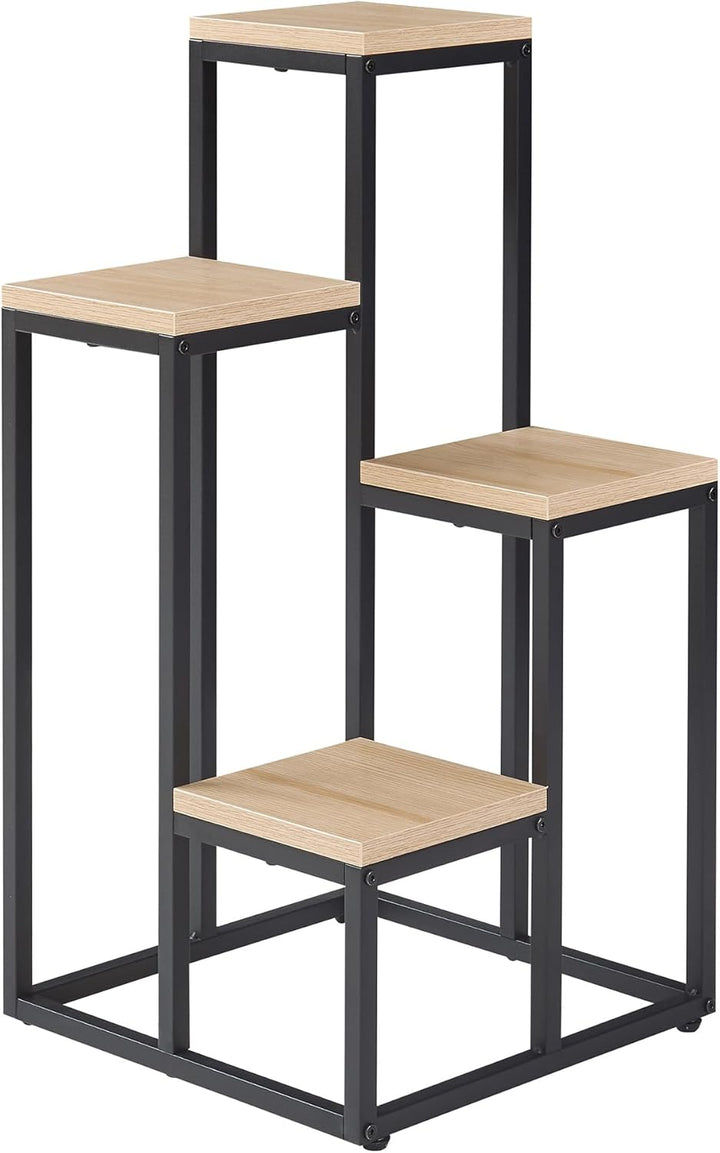 [en.casa] Blumentreppe Ameland Pflanzenständer Pflanzentreppe indoor Blumenständer Pflanzenregal Met