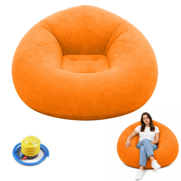 Aufblasbarer Sitzsack Outdoor, Aufblasbares Sofa &amp; Sessel, Camping Sofa | Tragbare Klappbare Luftsof