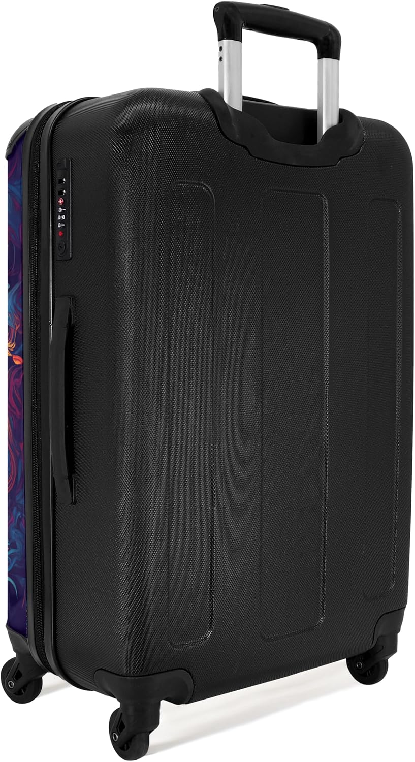 NoBoringSuitcases.com® Handgepäck, Hartschalenkoffer mit TSA Schloss, Trolley, Reisekoffer, Carry on