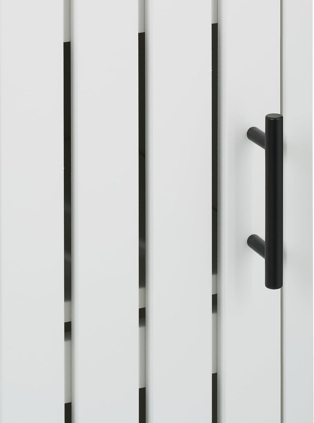 Relaxdays Badezimmerschrank, HxBxT: 129 x 30 x 30 cm, 4 Fächer, MDF, schmaler Badschrank, Badezimmer